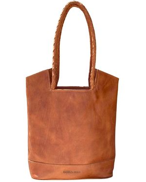 Lauren Reed Co Neutrals The Carmen Leather Tote - Brown