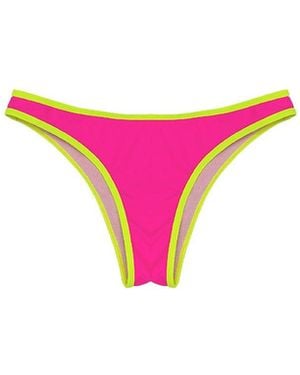 Kapture Dayglow Bikini Recycled Bottom - Pink