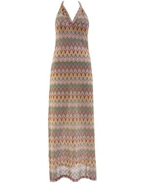 Aulala Paris Neutrals Rose Blush Broderie Beach Dress - Natural
