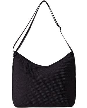 Pop Ups Brand Hobo Crossbody Bag Dotted - Black