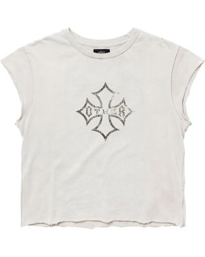 Other Icon Vintage Issue Raw Edge T-Shirt - White