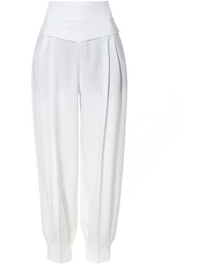 AGGI by HALEWSKI Bianca Vanilla Ice Trousers - White