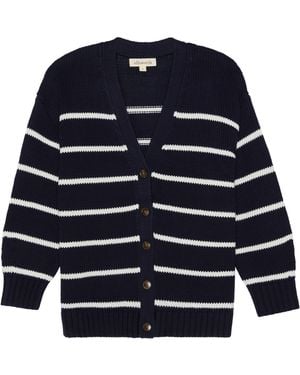 Ellsworth & Ivey Elizabeth Knit Cardigan - Blue