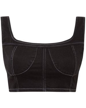 Cótier Denim Noir Top - Black
