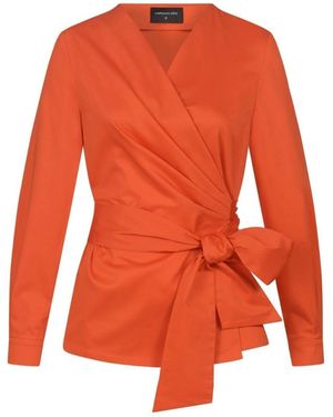 Marianna Déri Wrap Blouse - Orange