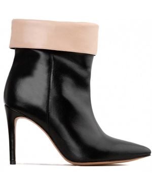 Ginissima Short Boots Natural Leather - Black