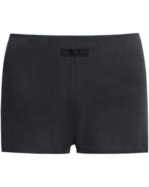 Audrey Vallens Avlw Rib Boxer Shorts - Black
