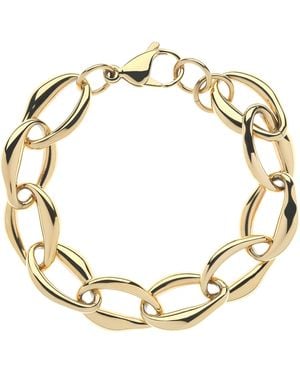Emma Holland Jewellery Sculptural Chain Bracelet - Metallic