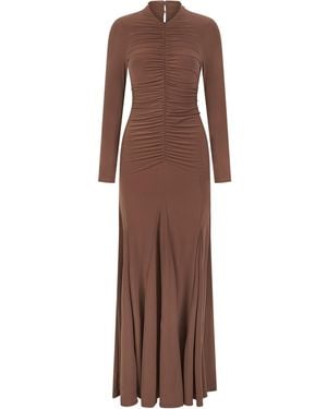 Celestine & Mae Zinnia Maxi Dress - Brown