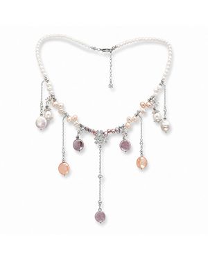 Ninemoo Perles En Fête Pearl Necklace – Confetti - White