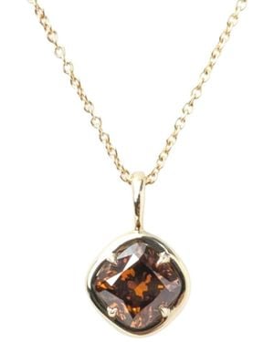 Rahul's Jewels 1.34 Carat Genuine Diamond Cushion Solstice Pendant - Metallic