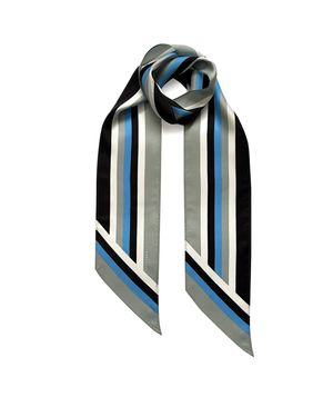 INGMARSON Henley Silk Neck Scarf Twilly - Blue