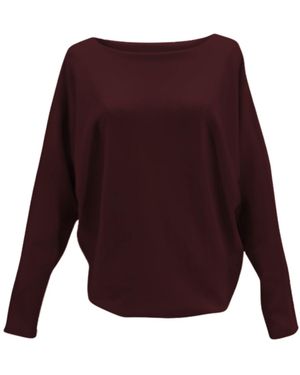 Birdie & Claire Molly Boatneck Jumper - Purple