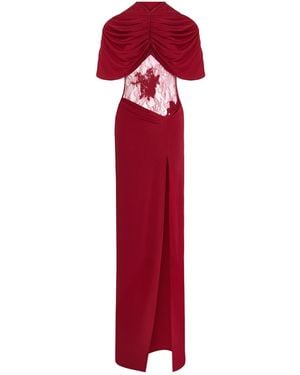 Herfetch Maxi Christina Dress-Burgundy - Red