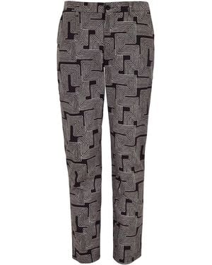 lords of harlech Charles Inter Twine Tailored Pant - Grey