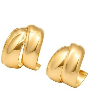 Uchi and Soto Kin Molten Hoop Earrings - Metallic