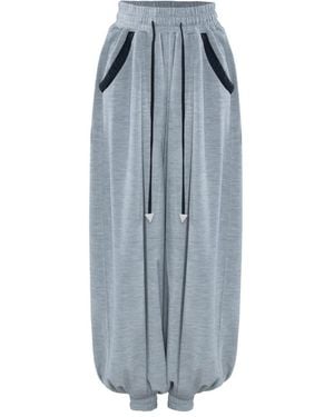 Vestiaire d'un Oiseau Libre Wool Jersey Pants - Blue