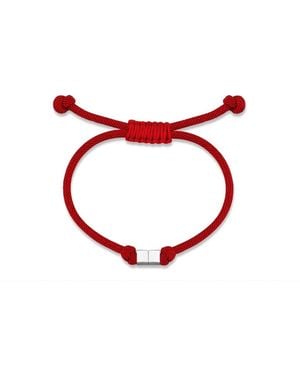 Reis Jewellery Double Cube Rope Bracelet - Red