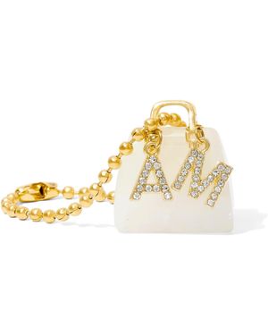 Already Mine Ny Clear Quartz Handbag Charm – Clarity, Focus & Amplification - Metallic