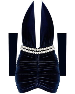Nur Karaata Amour Royale Dress - Blue