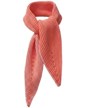 Nooki Design Madria Rib Knit Scarf - Red