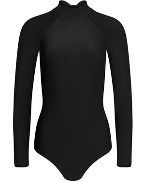 Paola Amador Bodysuit Swimsuit Surf - Black