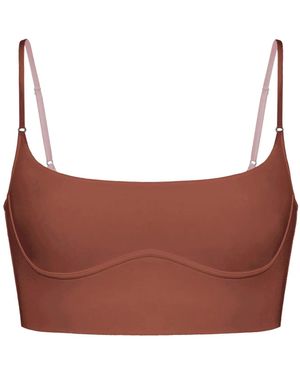 MONIQUE MORIN LINGERIE Core Long Line Bralette Sugar - Brown