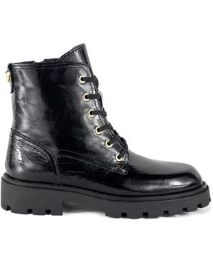 Keith Scarrott Shoes Lucido Lace Up Boot - Black