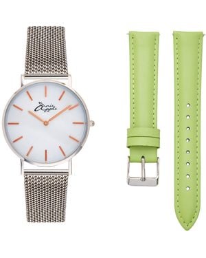 Bermuda Watch Company Annie Apple Jumeirah White Rose Gold Lime Interchangeable - Multicolour