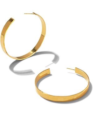 Jaredjamin Heather Hoop Post Earrings - Metallic