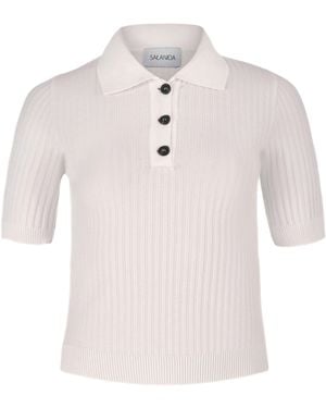 SALANIDA Madonna Polo Top - Pink