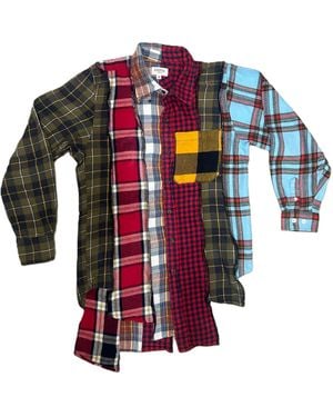 Zasta Studio Deconstructed Flannel Shirt K - Red