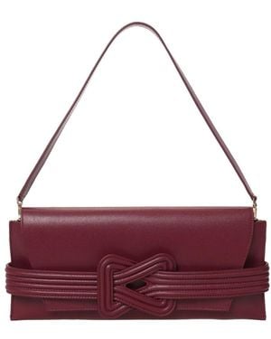 Gráinne Maher Ériu East West Clutch Bordeaux - Purple