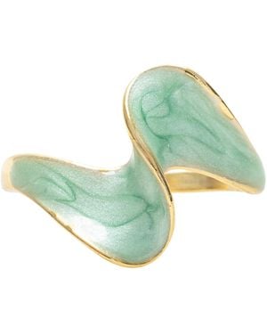 Starfish Project Ribbon Of Light Ring - Green