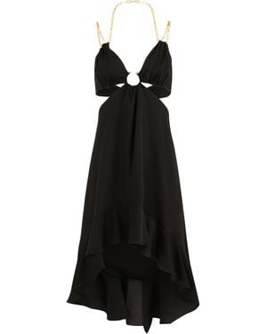 Cavanagh Baker Halter Dress - Black