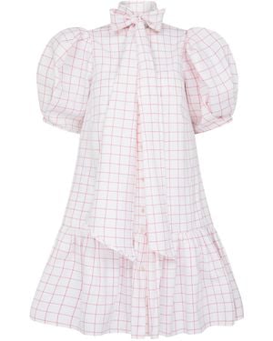 Lisa The Label Le Jardin Plum Blossom Shirt Dress - White