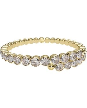 Farra Flexible Zircon Stone Tennis Bracelet - Metallic