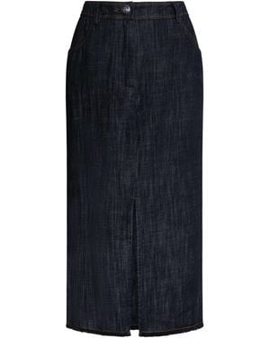 James Lakeland Dark Jean Tailored Skirt - Black