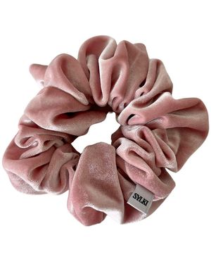 Sylk Maxi Scrunchie - Brown