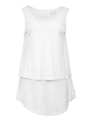 Conquista Layered Tunic - White