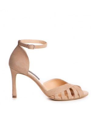 The 5Th Element Neutrals Rendez-Vous Suede Sandals - Pink