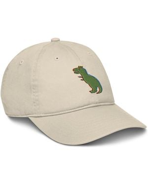 Anchor and Crew Neutrals Oyster T-Rex Snap Dancin' - White