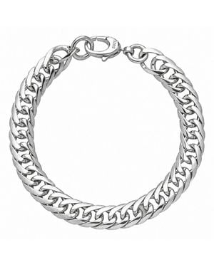Belinda Jewelz Flat Cuban Link Bracelet - Metallic