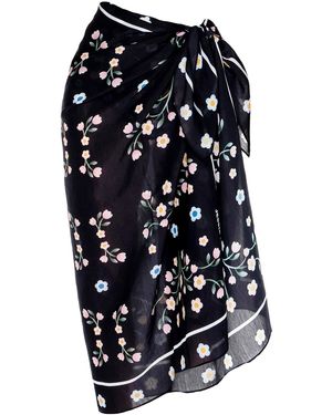 Jessie Zhao New York Beach Sarong Wrap - Black