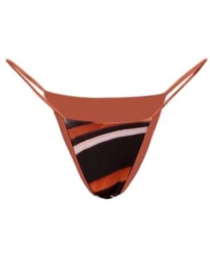 Animal Escargot Bikini Bottom - White
