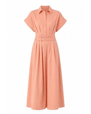 Exquise Samantha Midi Dress - Pink