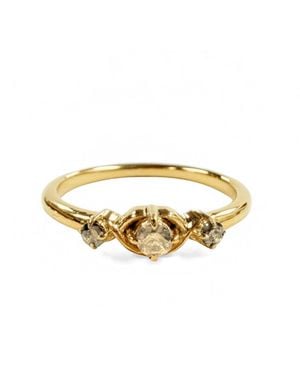 Belinda Jewelz Citrine Triple Birthstone Ring - Metallic