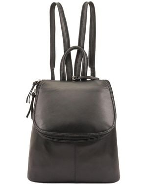 Lloyd Baker Padma Leather Backpack - Black
