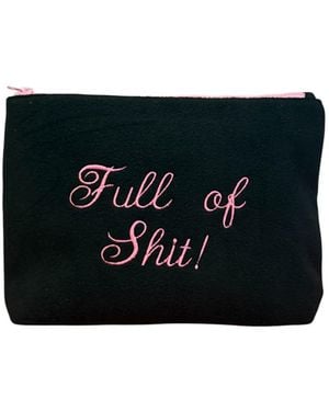 Lilly Loves Full Of Shit Make Up Bag - Black