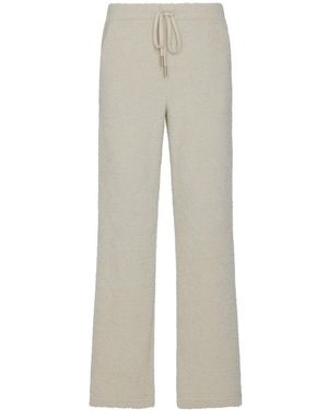 No'design Neutrals Ease Elastic-Waist Ecru Pants - Gray